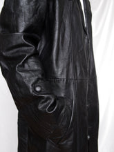 Load image into Gallery viewer, "Nana" leather trench coat (L)