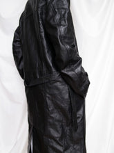 Load image into Gallery viewer, "Nana" leather trench coat (L)