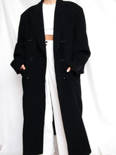 Load image into Gallery viewer, "Chiara" black coat
