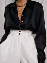 Load image into Gallery viewer, « Emma » satin shirt