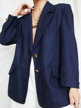 Load image into Gallery viewer, "Mindy" blue blazer