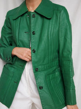 Load image into Gallery viewer, "Woody" leather jacket