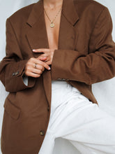 Load image into Gallery viewer, Light brown/ Camel blazer