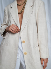 Load image into Gallery viewer, "Sand" silk blazer - lallasshop