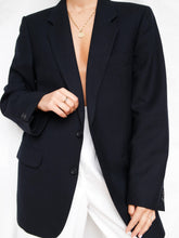 Load image into Gallery viewer, "Dark" blue blazer (S men)