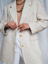 Load image into Gallery viewer, "Sand" silk blazer - lallasshop