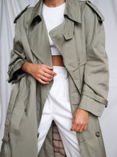Load image into Gallery viewer, Khaki trench coat