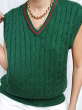 Load image into Gallery viewer, "Aime" sleeveless knitted jumper