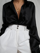 Load image into Gallery viewer, "Gabriella" black shirt (L)