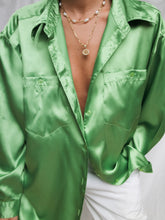 Load image into Gallery viewer, "Noemi" satin shirt