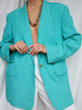 Load image into Gallery viewer, “Ariel” Turquoise blazer - lallasshop