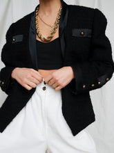 Load image into Gallery viewer, Black tailored vest