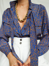 Load image into Gallery viewer, "Serpent" vintage blouse - lallasshop
