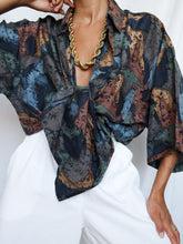Load image into Gallery viewer, "Morgan" silk printed shirt - lallasshop