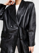 Load image into Gallery viewer, "Olivia" leather blazer jacket