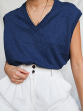 Load image into Gallery viewer, "Mia" sleeveless knitted jumper