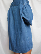 Load image into Gallery viewer, Denim short sleeves shirt (XL) - lallasshop