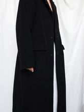 Load image into Gallery viewer, ALAIN MANOUKIAN black coat