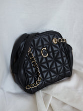 Load image into Gallery viewer, Black quilted bag