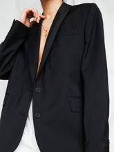 Load image into Gallery viewer, "Broock" black blazer