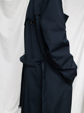 Load image into Gallery viewer, Blue vintage raincoat