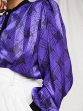 Load image into Gallery viewer, "Amy" blouse bomber (L)