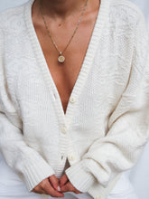 Load image into Gallery viewer, "Gisele" knitted cardigan (L)