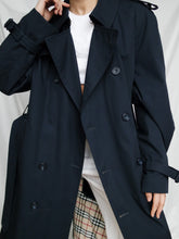 Load image into Gallery viewer, Blue trench coat