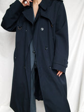 Load image into Gallery viewer, Blue vintage raincoat