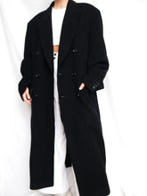 Load image into Gallery viewer, "Chiara" black coat