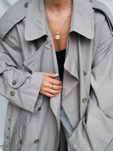 Load image into Gallery viewer, "Henry" grey trench coat (L/XL)