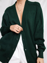 Load image into Gallery viewer, RODIER green knitted cardigan
