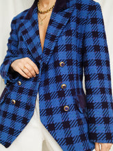Load image into Gallery viewer, ESCADA checked blazer