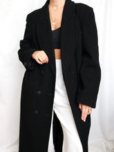 Load image into Gallery viewer, "Nana" black coat