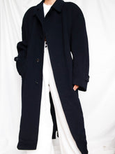 Load image into Gallery viewer, Blue navy maxi coat