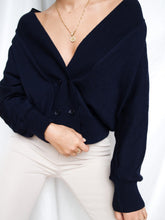 Load image into Gallery viewer, "Touria" knitted cardigan (L)