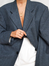 Load image into Gallery viewer, KENZO grey/blue blazer (L men)