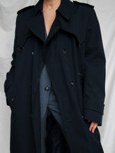 Load image into Gallery viewer, Blue vintage raincoat