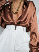 Load image into Gallery viewer, "Ara" satin shirt