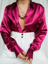 Load image into Gallery viewer, "Sia" satin shirt