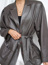 Load image into Gallery viewer, "Brooklyn" leather jacket (L)