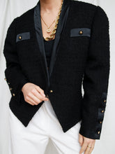 Load image into Gallery viewer, Black tailored vest