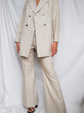 Load image into Gallery viewer, Light beige tailored set