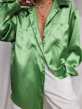 Load image into Gallery viewer, "Noemi" satin shirt