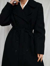 Load image into Gallery viewer, "Lady" black coat