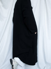 Load image into Gallery viewer, Black maxi coat