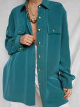 Load image into Gallery viewer, “Manon” green shirt