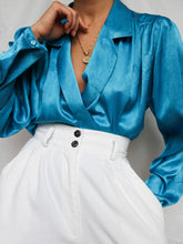 Load image into Gallery viewer, "Verse" satin blouse
