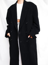 Load image into Gallery viewer, "Chiara" black coat