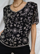 Load image into Gallery viewer, "Kam" pearl embellished shirt